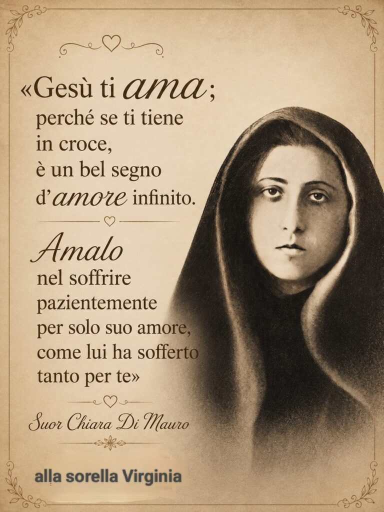 Alla sorella Virginia